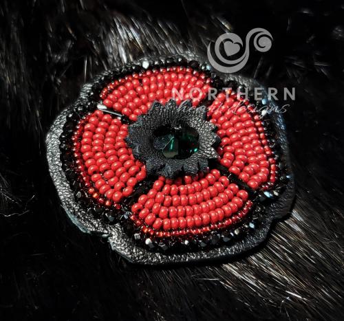 2022 limited edition Charitable beaded poppy