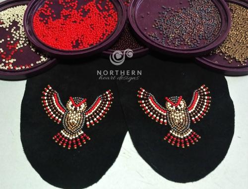 bead pattern, beading ideas, owl beading, owl beadwork