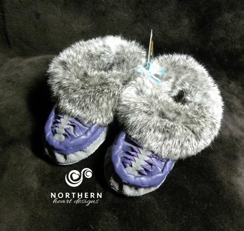 kids moccasins, childrens moccasin, leather moccasins, real fur moccasins