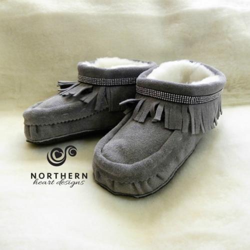 Online Learning - Fringed Summer (or winter!) Moccasin DIY Kit