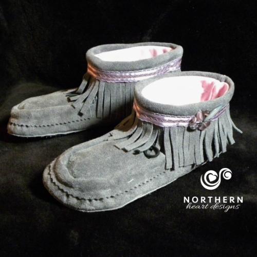 Online Learning - Fringed Summer (or winter!) Moccasin DIY Kit