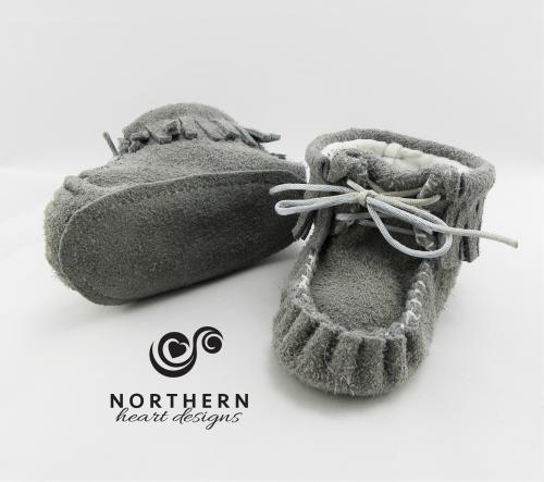 baby moccasins, baby shoes, leather