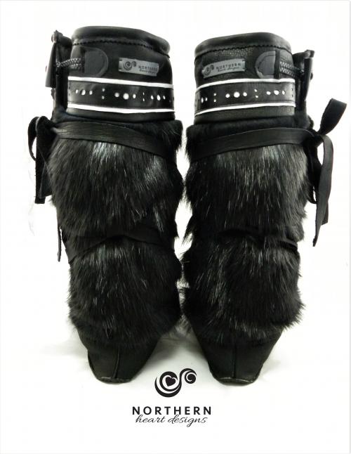 mukluks, wrap-arounds, beaded mukluks