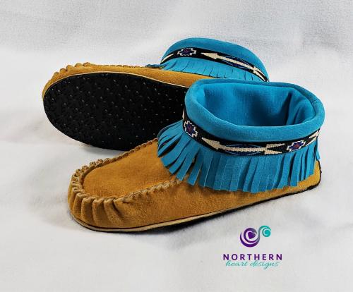 summer moccasin tutorial and pattern