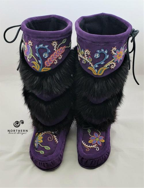 Purple mukluks outlet