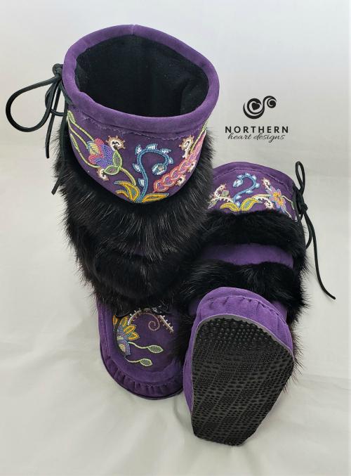 Tiered Fur Mukluks