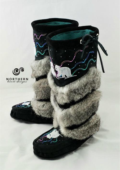 Tiered Fur Mukluks