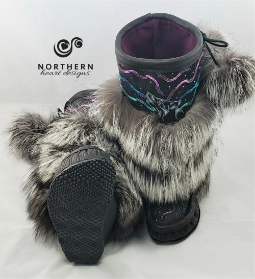 Tiered Fur Mukluks