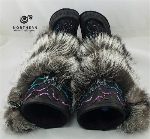 Tiered Fur Mukluks