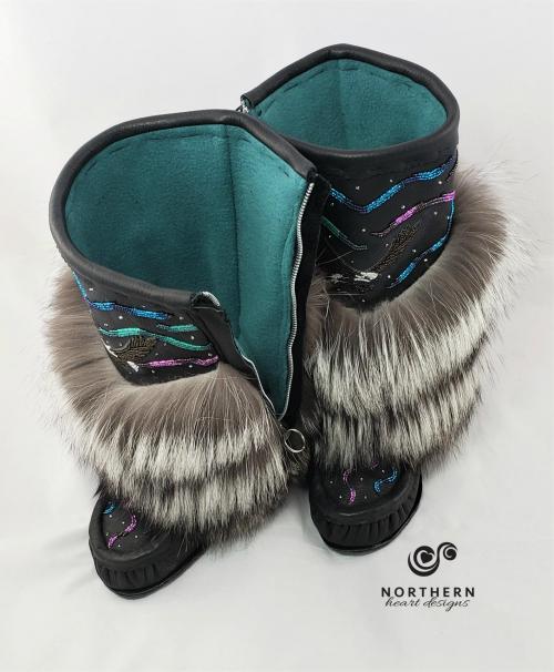 Tiered Fur Mukluks