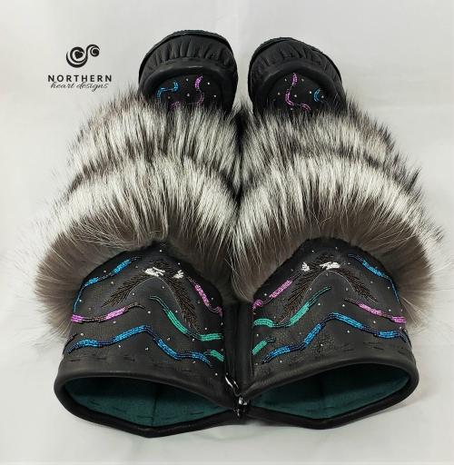 Tiered Fur Mukluks