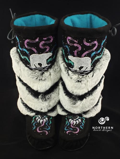 Tiered Fur Mukluks