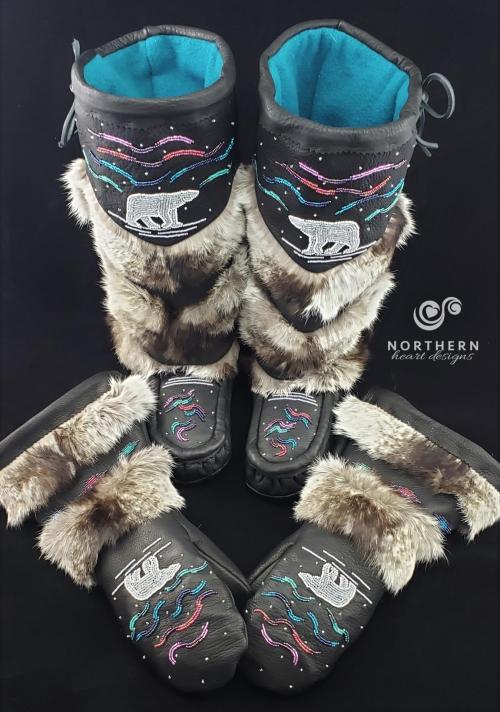 Tiered Fur Mukluks