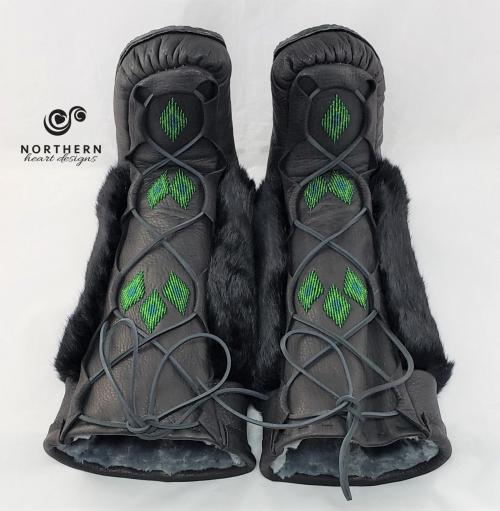 Laced-Front Style Mukluks