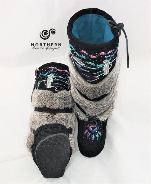 Tiered Fur Mukluks