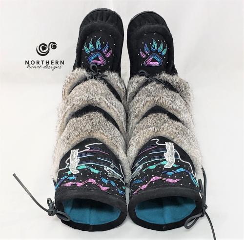 Tiered Fur Mukluks