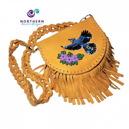Beaded Fringed Leather Bag Class - final session