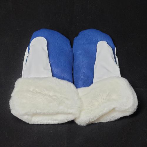 Deerskin Color Block mitts