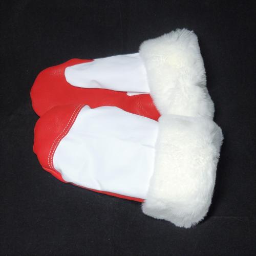 Deerskin Color Block mitts