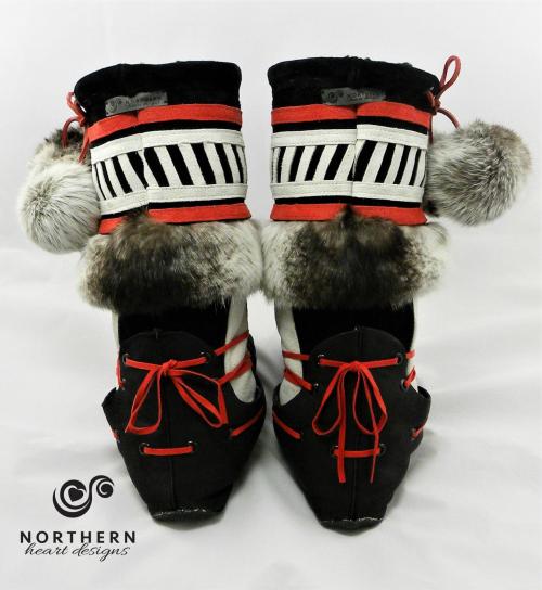 Vintage Inspired Middle Fur Cuff Style Mukluks