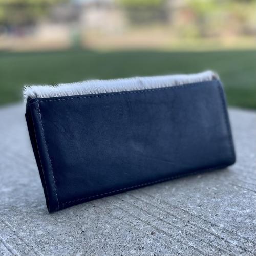 Leather and Sealskin Wallet - Introductory Pricing!