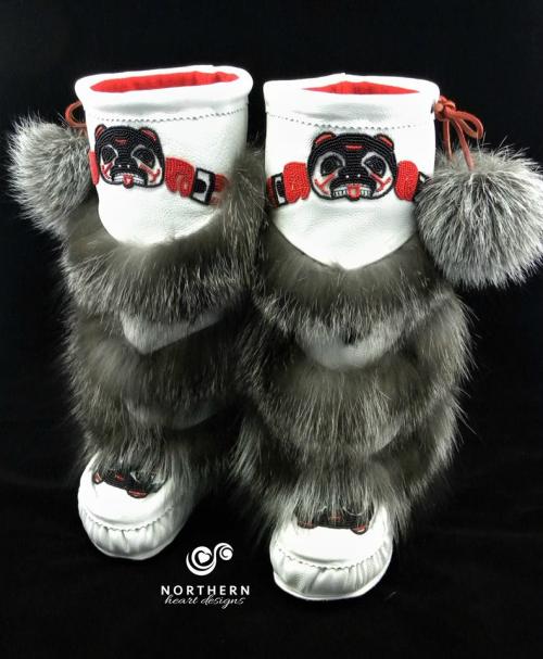 Tiered Fur Mukluks