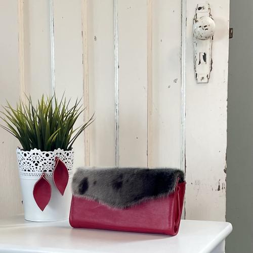 Leather and Sealskin Wallet - Introductory Pricing!