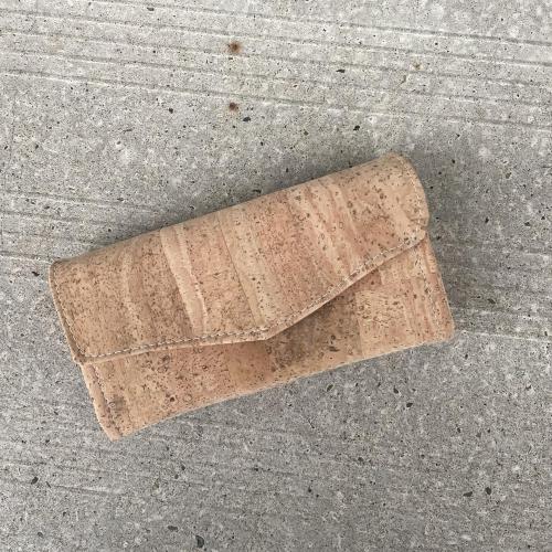 Natural Cork Leather Accordion Style Wallet - Ready to ship