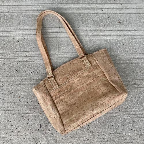 Cork Leather Shoulder Bag 