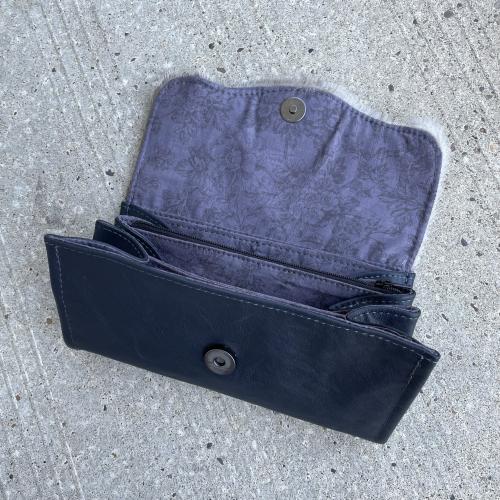 Leather and Sealskin Wallet - Introductory Pricing!