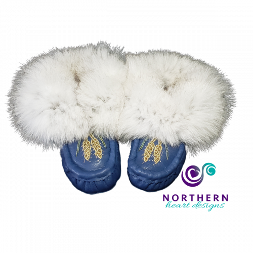 Moccasin slippers - Level 4 Beading