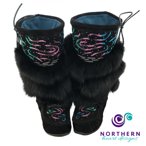 Tiered Fur Mukluks