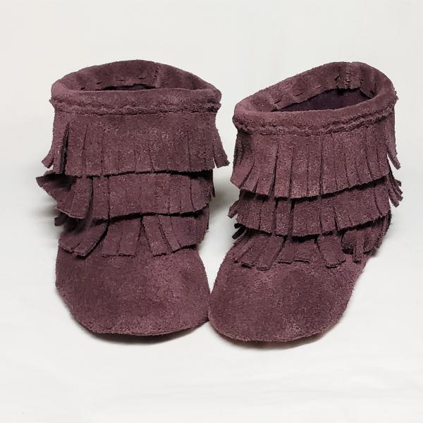 Toddler Size 4 (approximate 9-12 mth) Fringed Booties