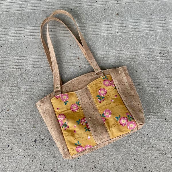 Cork Leather Shoulder Bag 