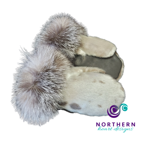 Sealskin and Leather Mitts