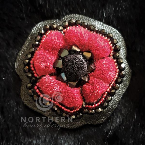 2022 limited edition Charitable beaded/tufted poppy *New
